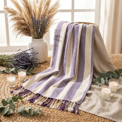 Large Cotton Beach Towel, Turkish Style Beach Towel with Sauna Girl Design, Unisex for Men and Women, Ideal for Spa & Sauna Gift