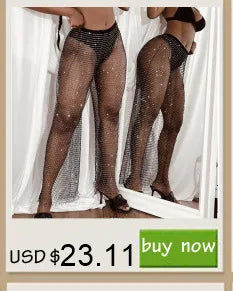Sexy See Through Metal Sequin Maxi Skirt Women Summer Y2K Gothic Long Skirts for Woman Night Club Rave Outfit Beach Dress Sets H