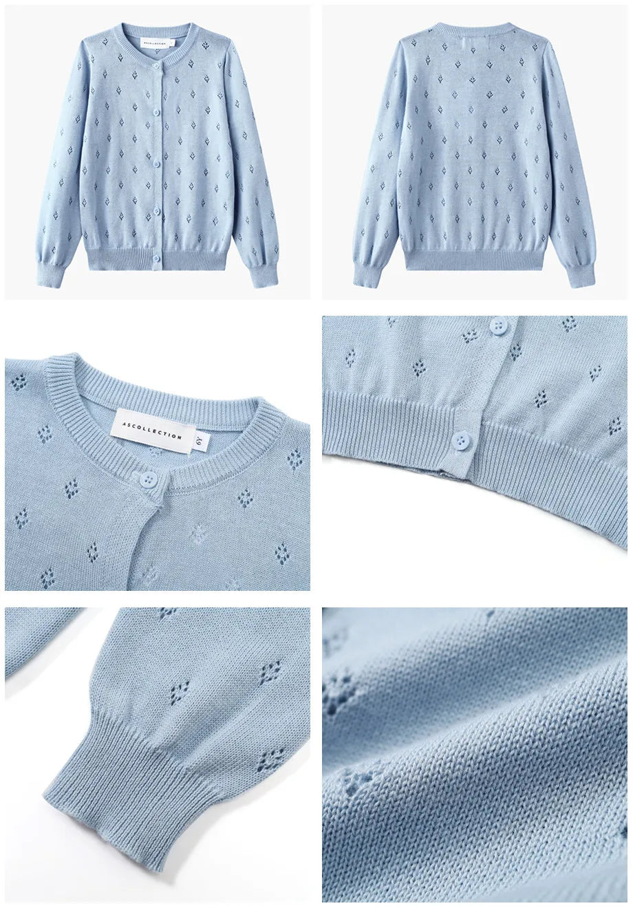 Clearance AS 2024 Summer Blue Shabbos collection sister brother matching clothing 100% cotton floral and knitted kids clothes