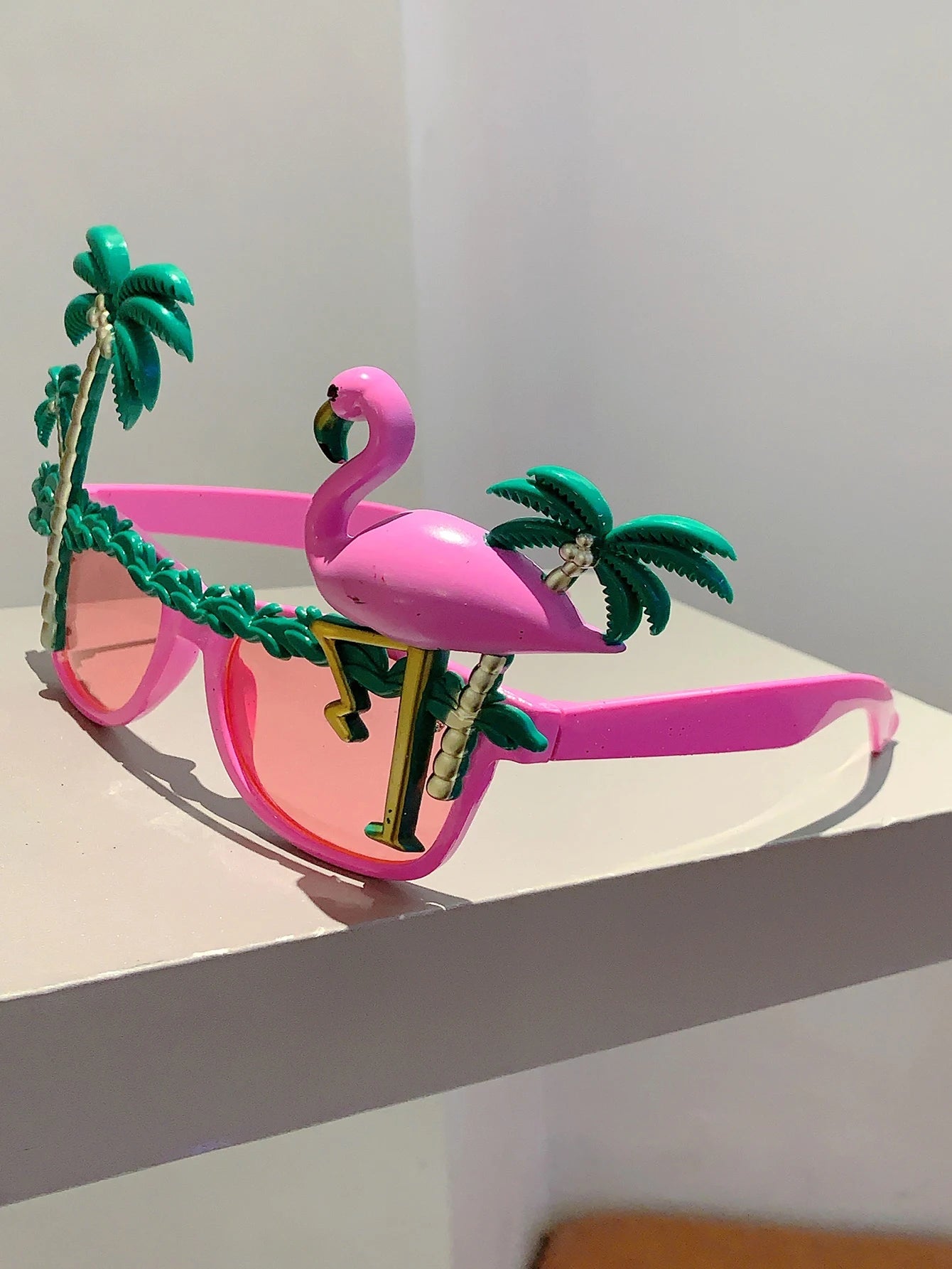 KAMMPT Novelty Party Shades Fun Hawaiian Tropical Fancy Photo Props Eyewear Summer Beach Party Decor Crazy Glasses for Adults