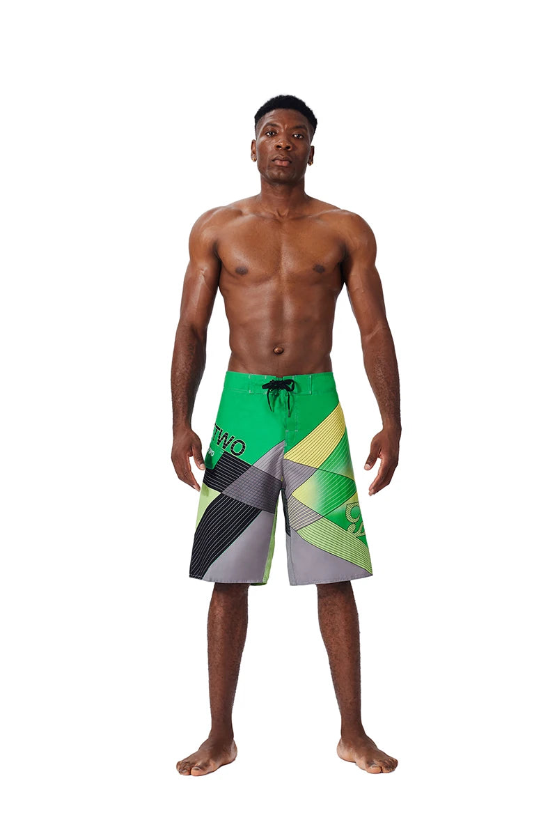 Summer Quick Drying Men Surf Beach Shorts Fitness Muscle High Quality Water Sports Men Beach Shorts  swimshorts  bermuda homme