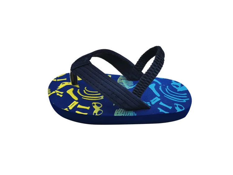 Toddler Flip Flops Shoes Little Kid Sandals with Back Strap Boys Girls Water Shoes for Beach and Pool