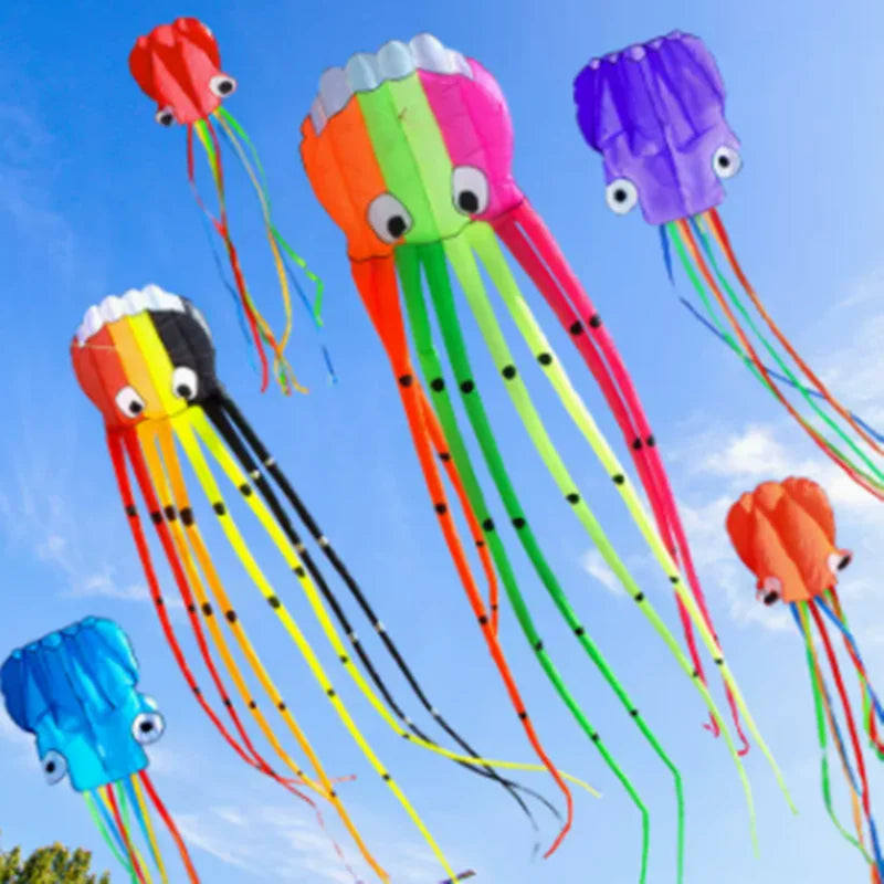 Octopus kites soft kites flying for adults kites professional wind kites inflatable kites gel blaster parachute fabric sport bag