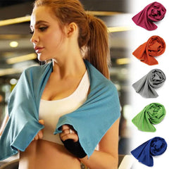 Quick Drying Microfiber Yoga Fitness Running Instant Cool Ice Towels Sports Cooling Towels Hiking Towels Sweat-absorbent Towel
