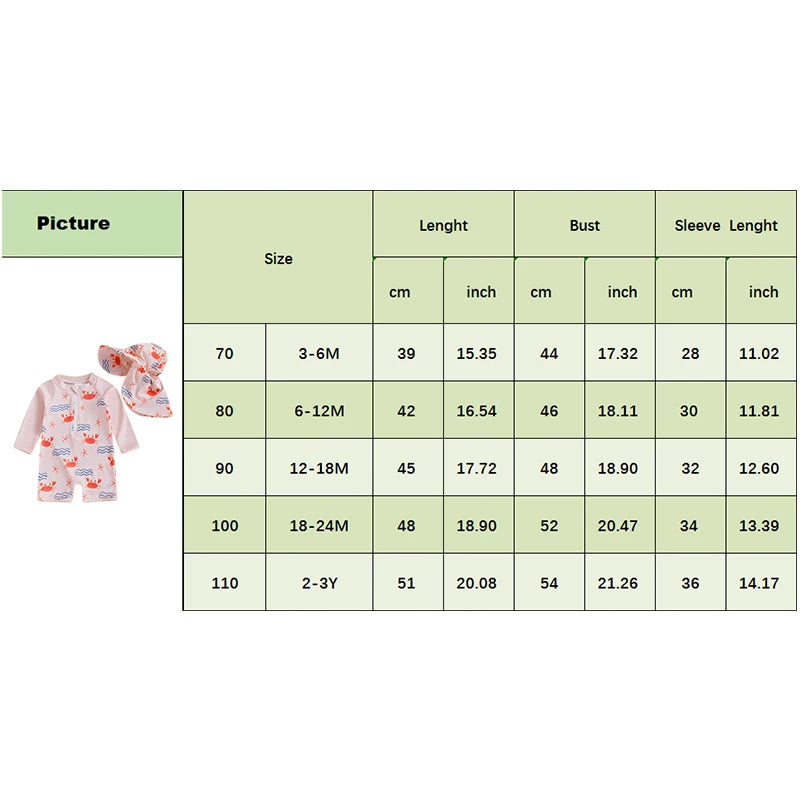 Baby Boy Girl Swimsuit Short Sleeve Rash Guard Zipper Swimwear Toddler Bathing Suit Infant Beach Outfits