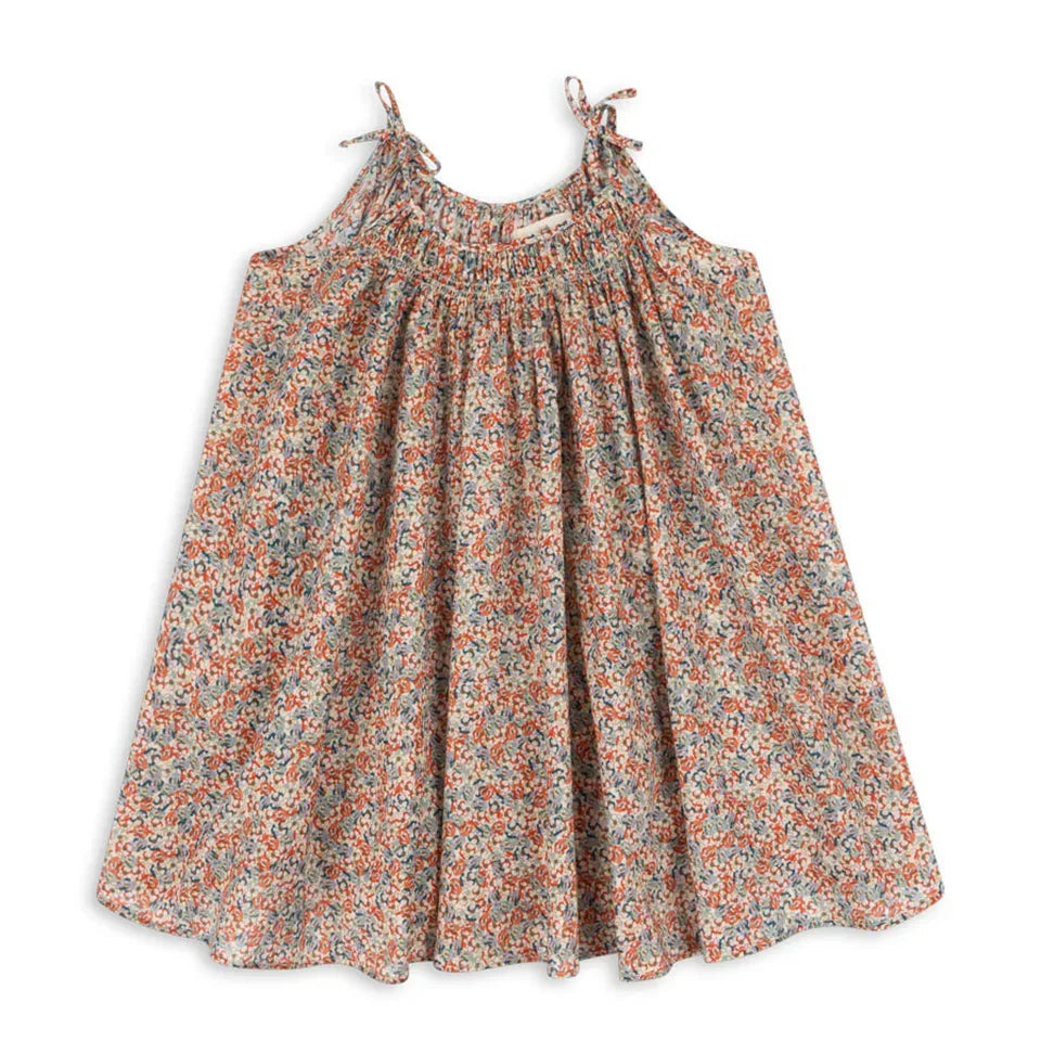 Children Clothes Set 2025 KS Summer Girls Floral Tops Shorts Set Girl Heart Print Slip Dress Kids Short Sleeved Vacation Suit