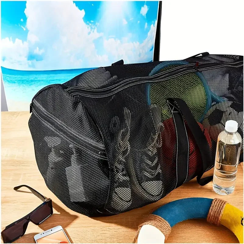 100L Extra Large Capacity Mesh Diving Bag Surfing Snorkeling Fins Equipment Storage Dry Bag Beach Swimming Duffle Bag