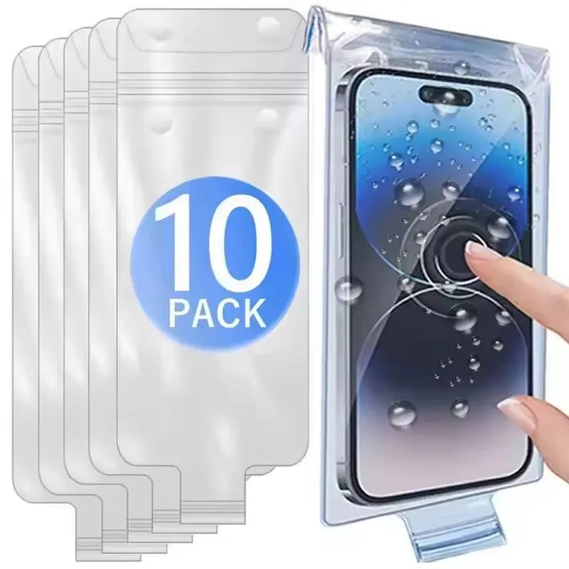 Underwater Waterproof Bag Transparent Mobile Phones Pouch Bags Universal Summer Swimming Phone Protector Case for iPhone Samsung