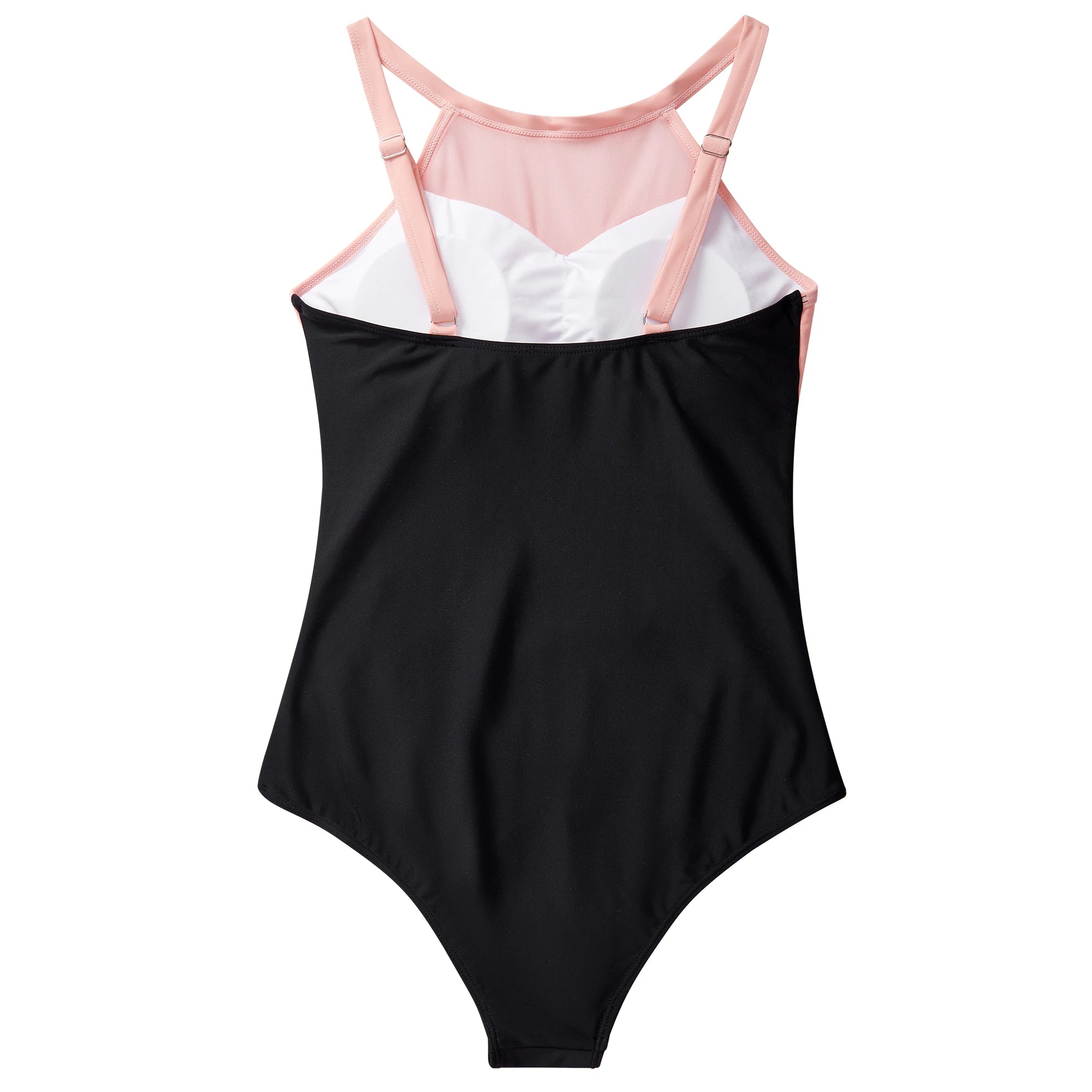 Plus Size One Piece Swimsuits Women Hollow Out Swimwear For Women Mesh Solid Push Up Padded XL Size Bathing Suits Female