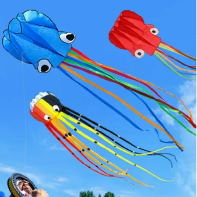 Octopus kites soft kites flying for adults kites professional wind kites inflatable kites gel blaster parachute fabric sport bag