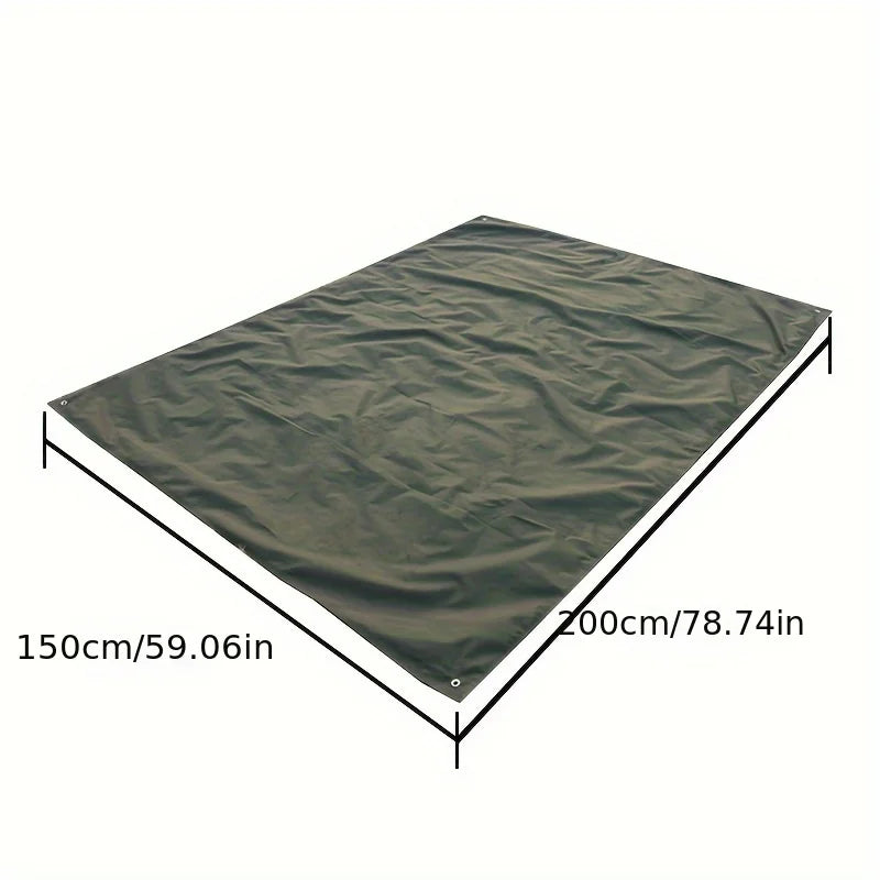 Thickened Non-Slip Outdoor Camping Mat, Heavy-Duty Oxford Ground Mat, Portable for Camping Hiking Beach Travel
