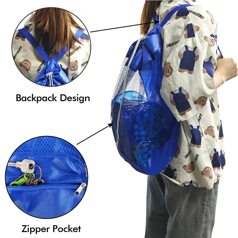 New Outdoor Beach Bag Beach Toy Storage Bag Swimming Clothing and Miscellaneous Storage Bag Shoulder Handheld Storage Bag Touris