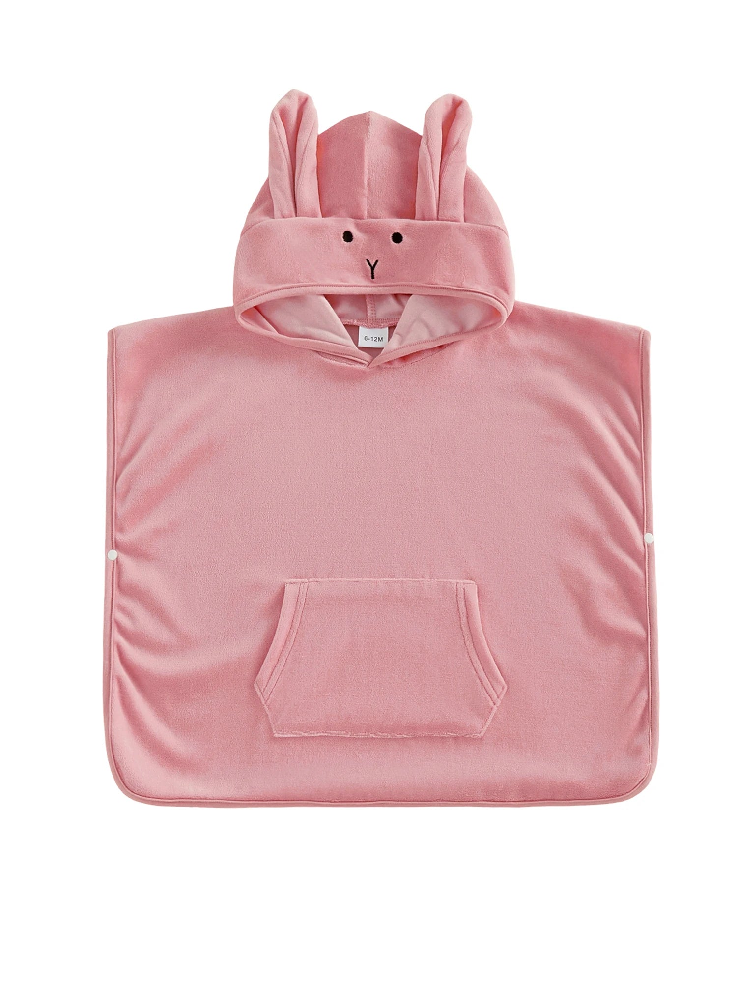Suefunskry Kids Swim Cover-up Hooded Beach Clothes Cute Bunny Ears Bath Towels with Hood and Pockets Baby Swim Robes