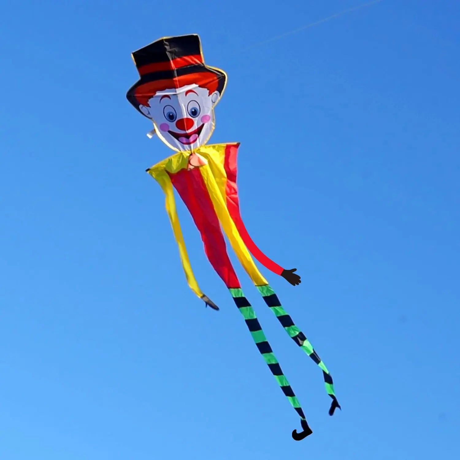 New Outdoor Fun Sports 124Inch Power Single Line Kite For Beginner With Handle And String  Good Flying