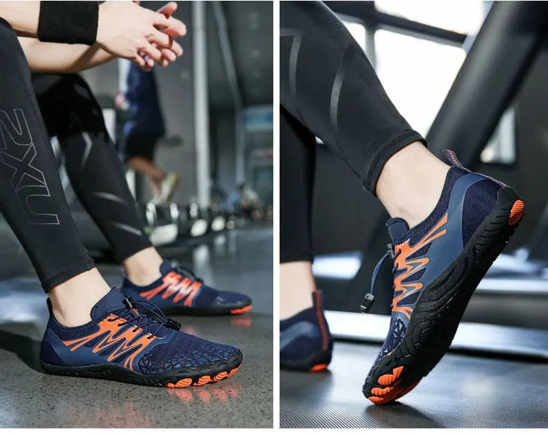 EOCENE Men Women Barefoot Outdoor Sports Aqua Shoes Quick-dry Beach Swimming Fitness Wading Hiking Cycling Water Sneakers Shoes