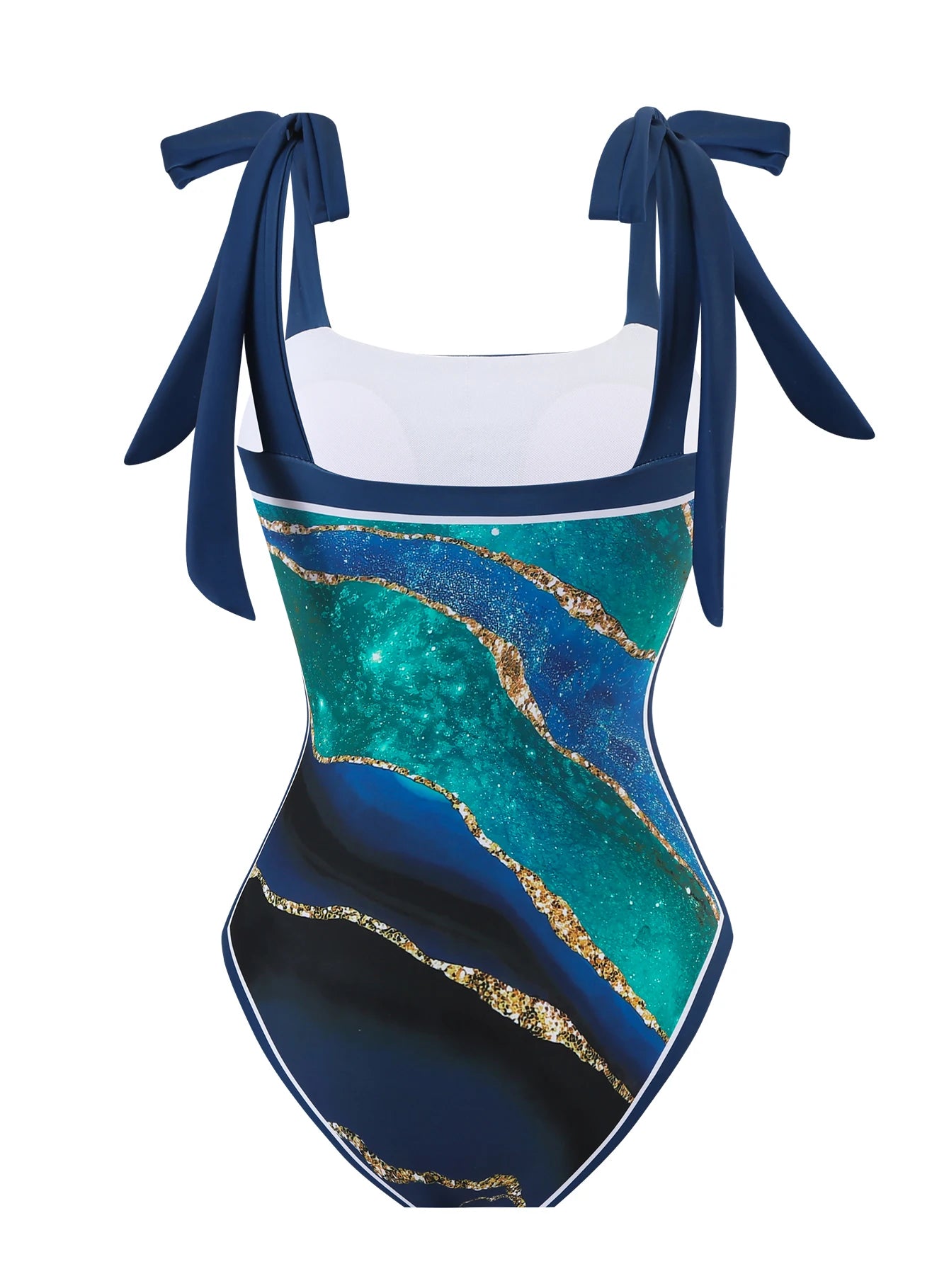 Summer New Custom-Made Digital Printed One-Piece Bikini Swimsuit for Women Conservative Sun Protection One-Piece Gauze Skirt 2-Piece