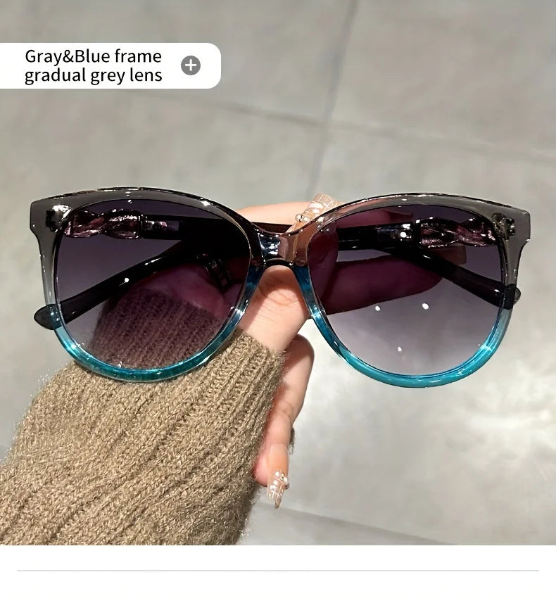 Women's Cat Eye Sunglasses Retro Butterfly Sunglasses Women's Fashion Mountaineering Sunglasses