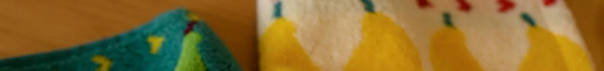 Cute Graffiti  Pears Patter Cotton Soft Face Towel for Kids Absorbent Bath Towel Comfortable Cotton Household Towel Beach Towels