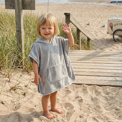 Suefunskry Kids Swim Cover-up Hooded Beach Clothes Cute Bunny Ears Bath Towels with Hood and Pockets Baby Swim Robes