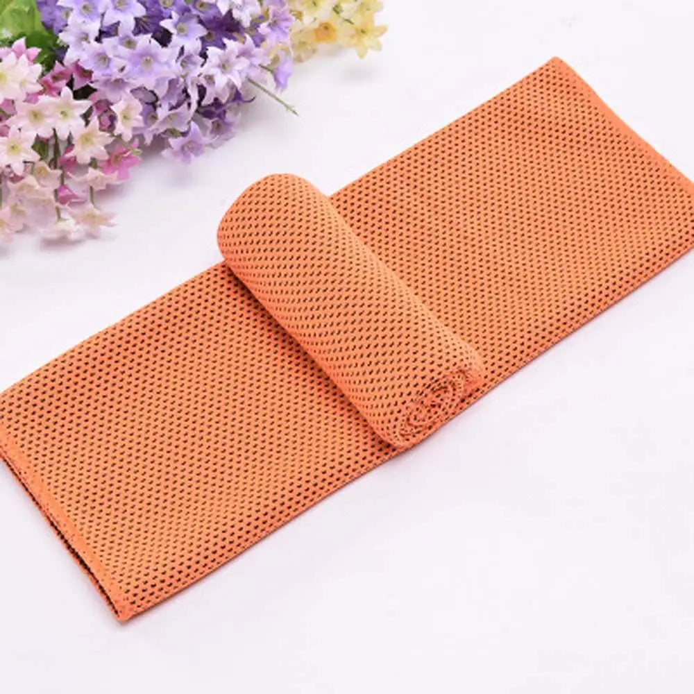 Breathable Travel Running Yoga Fitness Sports Cooling Towels Instant Cool Ice Towels Sweat-absorbent Towel Hiking Towels