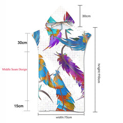 Adult Kids Beach Towel Quick Dry Hooded Cloak Children Women Large Bath Towels Sand Free Poncho Bathrobe For Summer Swim Surf