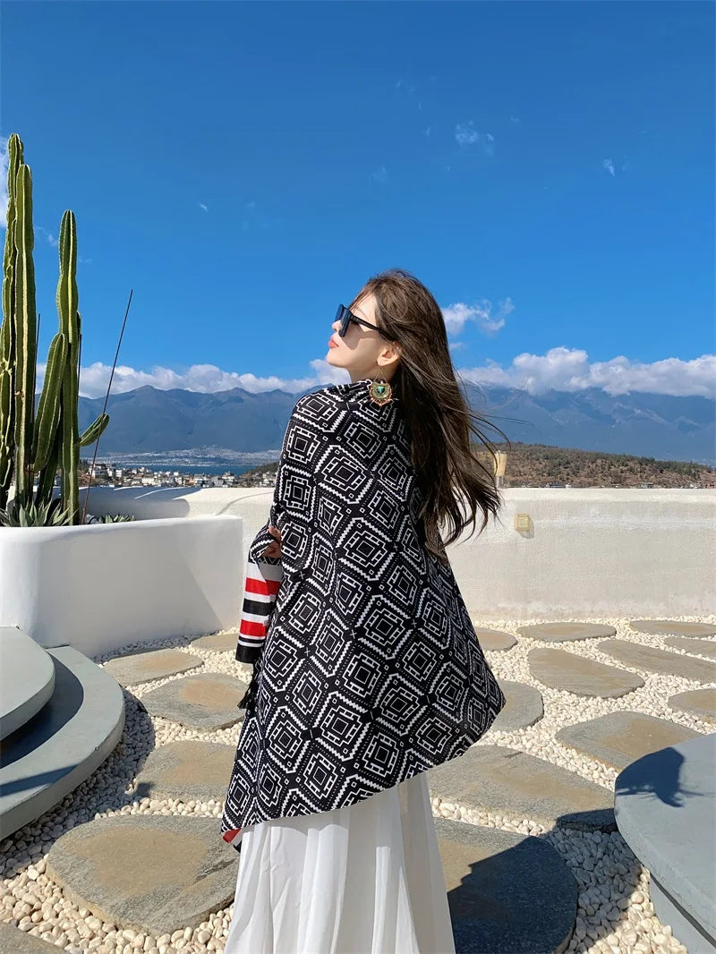 Fashions 90x180cm Twill Cotton Pareo Beach Cover-Ups Women Large Beach Dress Bikini Bathing Swimwear Cover Up Sarong Wrap Scarf