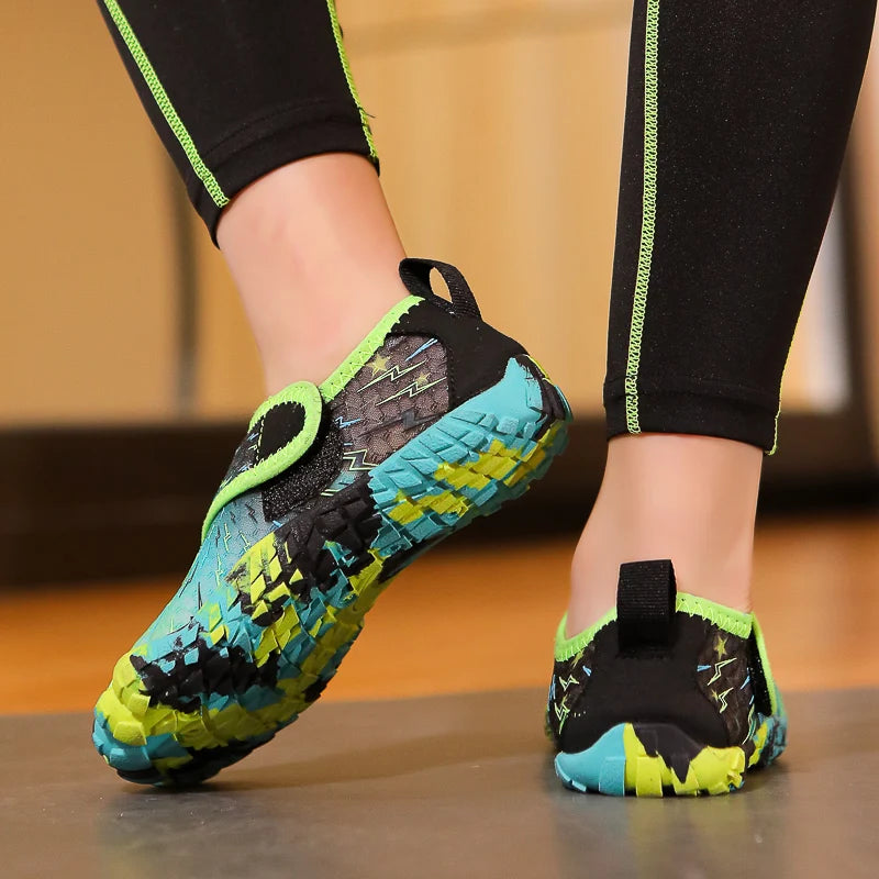 Kids Barefoot Beach Shoes Adults Aqua Shoes Gym Outdoor Training Footwear Unisex Quick-Drying Breathable Sneakers Size 27-36