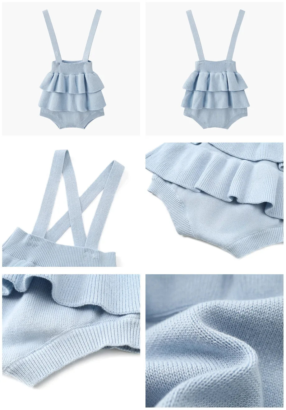 Clearance AS 2024 Summer Blue Shabbos collection sister brother matching clothing 100% cotton floral and knitted kids clothes