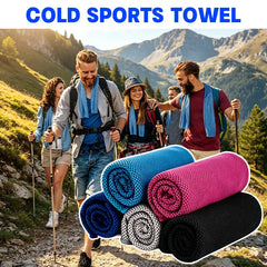 Breathable Cooling Towel Microfiber Mesh Ultra Soft Lightweight Quick Dry Ice Wipes Outdoor Sports Sunstroke Prevention