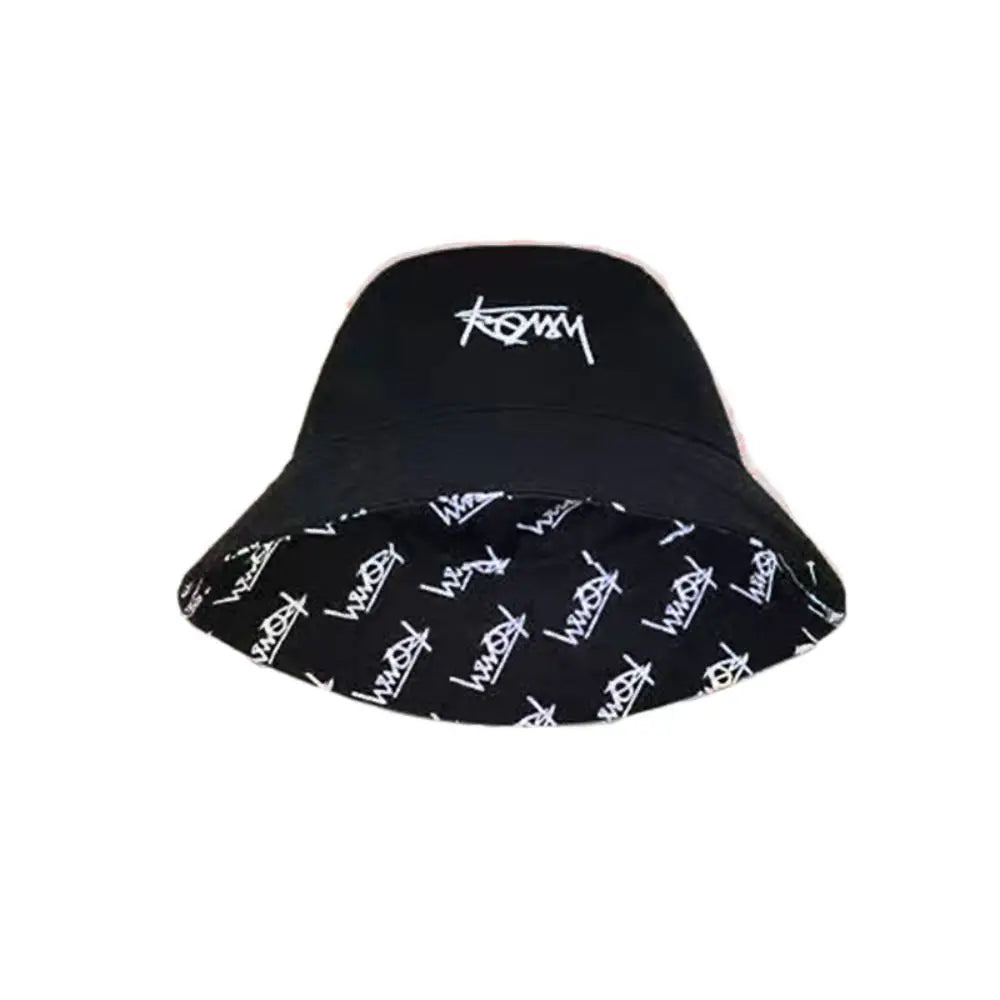 Men Women Summer Basin Cap Hip Hop Hat Double-sided Bucket Hat Graffiti Fishing Fisherman Hat Pattern Packable Sun Protection