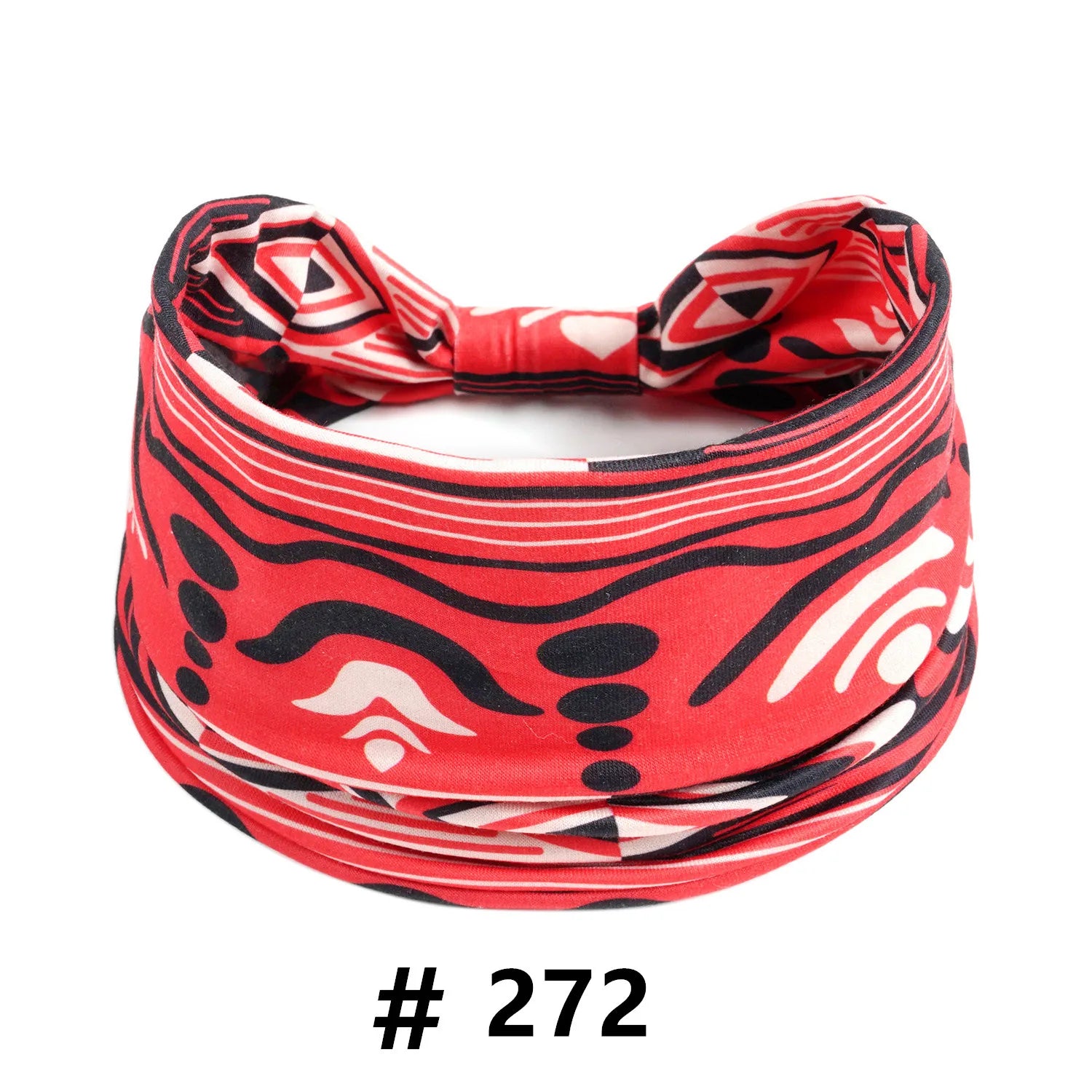 Boho African Headbands for Women Wide Cotton Turban Headwrap  Knot Elastic Hairbands Bandeau Sport Workout Yoga Hair Accessories