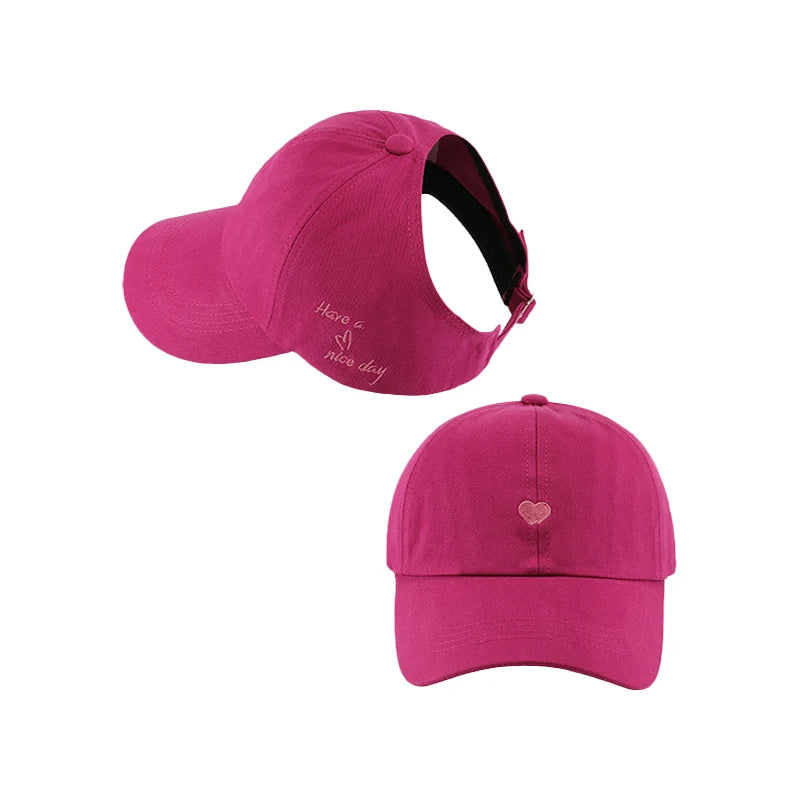 3-12YChildren can wear high ponytails, sunshades, baseball caps, sun hats and baseball caps in summer