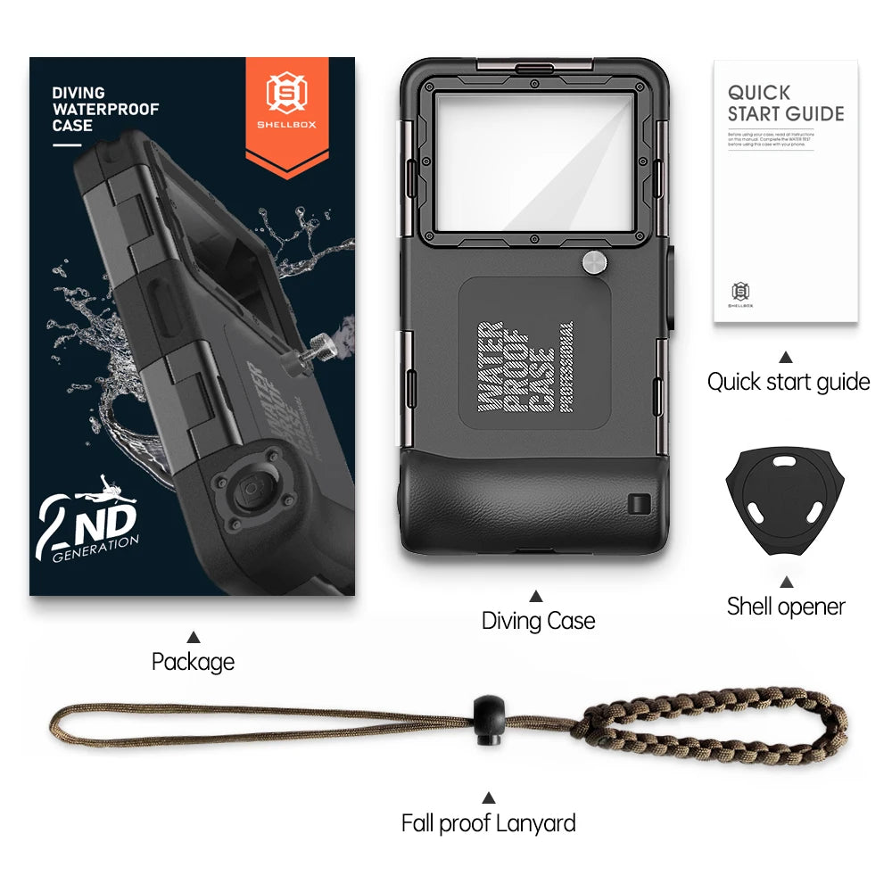 New Multifunctional Durable Waterproof 15m /50Ft Universal 6.9inch Waterproof Phone Case Underwater Photography Ip68 Professional Diving Suitable for Iphone/Samsung/Xiaomi/Huawei/Google