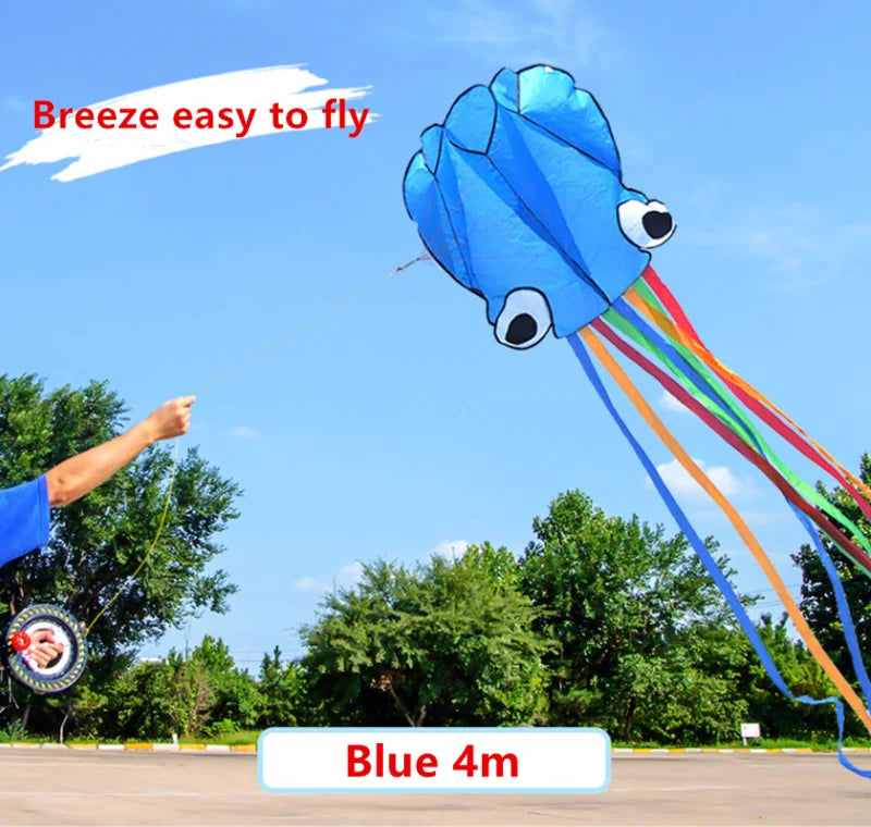 Octopus kites soft kites flying for adults kites professional wind kites inflatable kites gel blaster parachute fabric sport bag