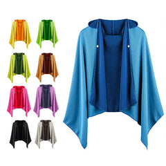 Cooling Hooded Cloak lce Cool Poncho Cover Up Super Absorbent Oversized Hooded Towel Wrap, 4-in-1 for Swimming Beach Pool Travel