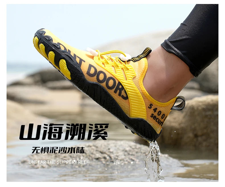 Men River Tracing Water Shoes Woman Outdoor Beach Swimming Mountaineering Shoes Breathable Summer Quick-Dry Aqua Shoes Wading