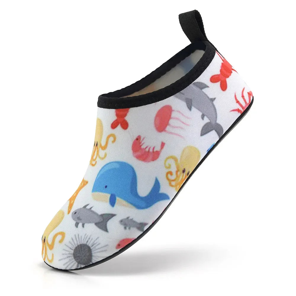 Children Water Beach Shoes Swimming Barefoot Girls Quick-Drying Aqua Shoes Boy Color Light Soft Slipper Snorkeling Swim Socks