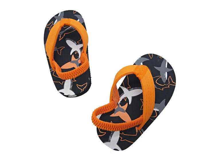 Toddler Flip Flops Shoes Little Kid Sandals with Back Strap Boys Girls Water Shoes for Beach and Pool