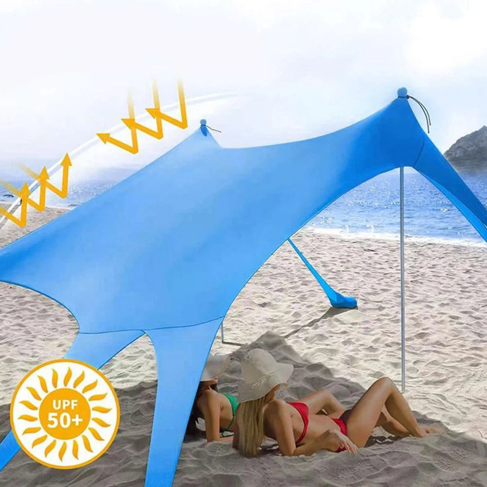 Hot Sell Portable Lycra Beach Canopy Tent UV Protection Sunshade Easy Setup Outdoor Shelter for Camping Picnic Fishing shelter