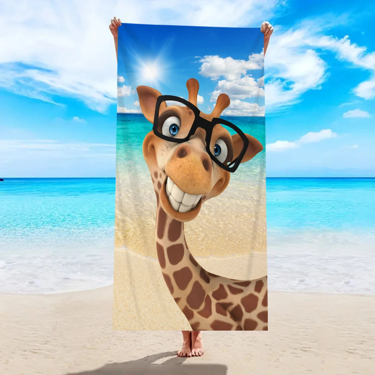 1pc Dolphin Octopus Animal Large Beach Towel, Quick drying Water absorbing Beach Towel, Swimming, Vacation, Camping Beach Towel