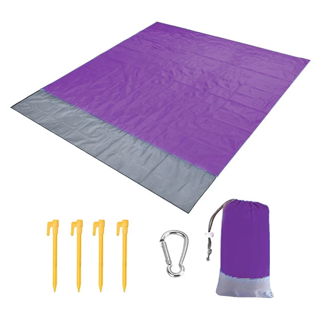 2026 Oversized Beach Mat Sand Free Beach Towel Outdoor Travel Camping Beach Blanket Home Decor Rugs Portable Foldable Picnic Mat
