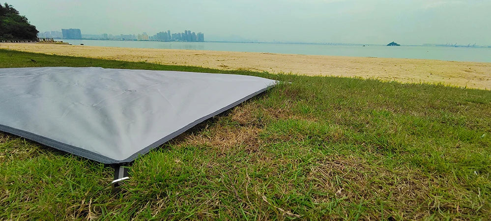 Tent Footprint Ultralight Pocket Picnic Mat with Windproof Stakes Outdoor Camping Portable Folding Waterproof Tent Ground Sheet