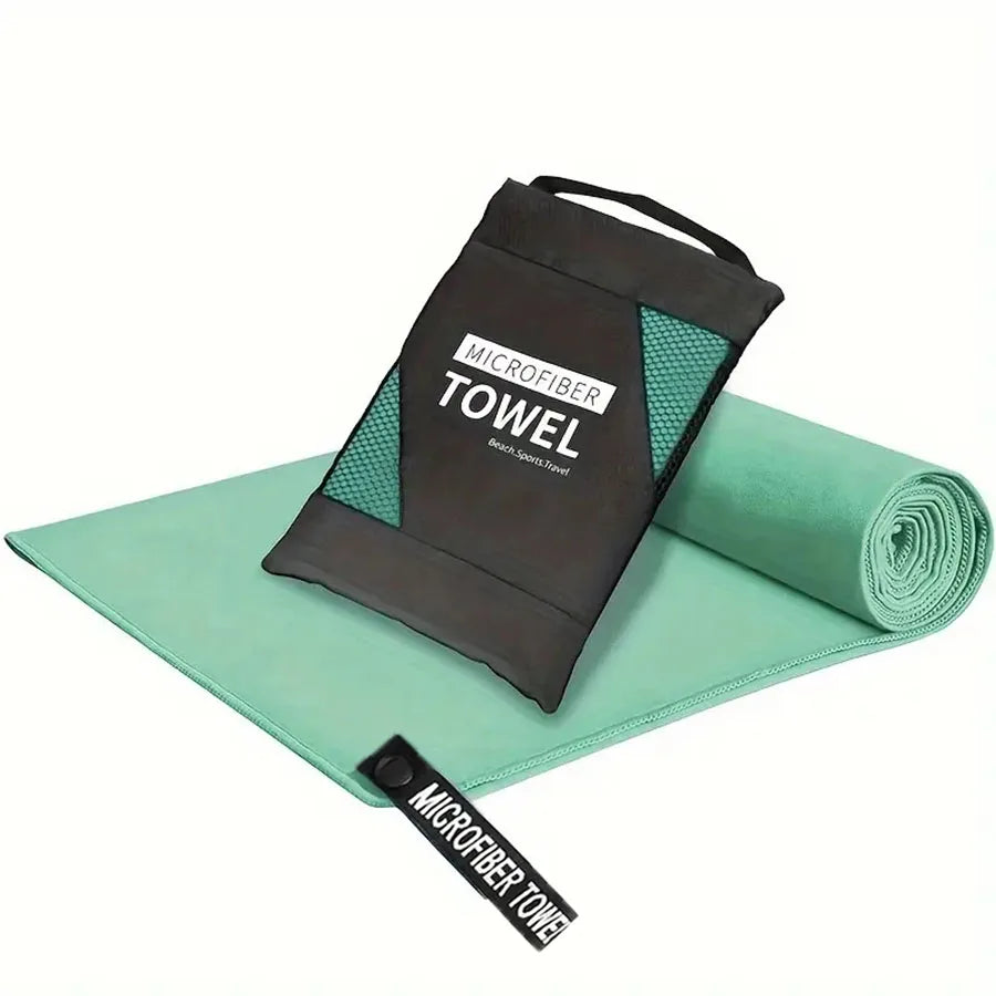 Quick-Drying Sports Towel Thick Sand Free Microfiber Towel Super Absorbent Soft Compact Beach Swim Travel Camping Towel 1pc
