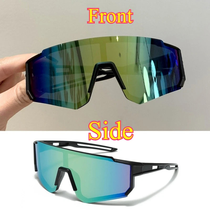 2025 New Arrival Fashion Outdoor Kids Glasses Square Frame Cycling Sunglasses Windproof UV Resistant Plastic Eyewears