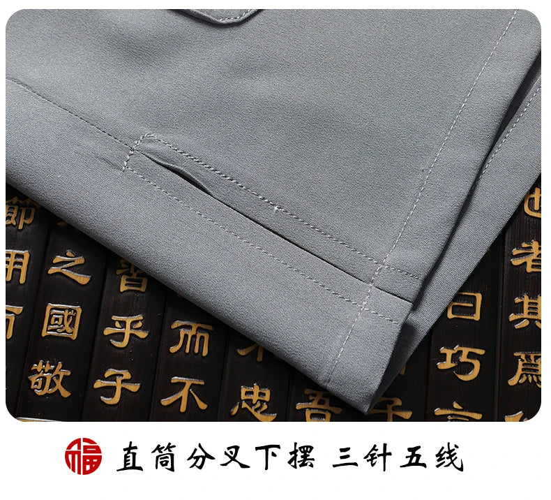 Men's sets (Shirt + trousers) 2026 summer new style men fashion shirt short sleeve shirt High quality shirts male Two Piece