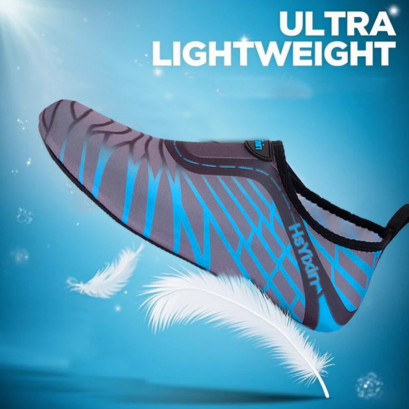 Lightweight, foldable portable travel Aqua shoes water shoes barefoot sand inspired shoes beach snorkeling swimming water shoes