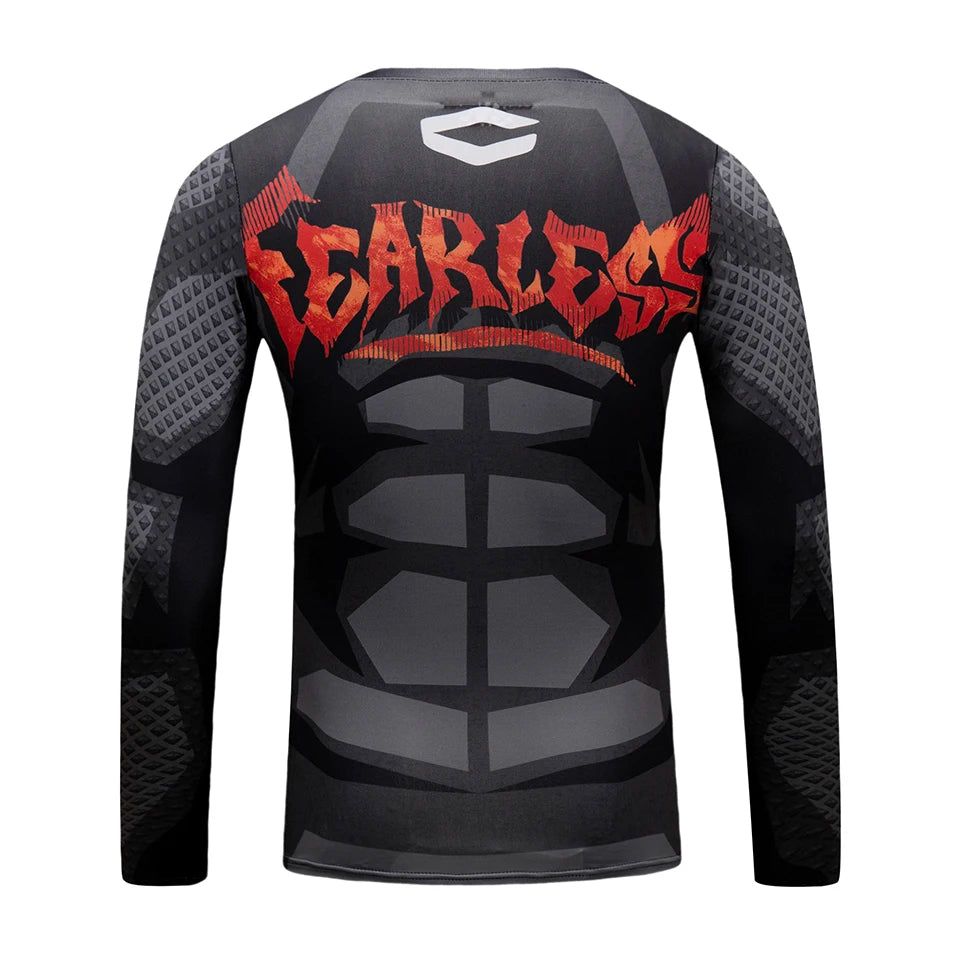 New Kids 4/pcs Sets Rashguard Jiu Jitsu MMA T-shirt+Pant For Children Muay Thai Shorts BJJ Tight Sportsuit MMA Boxing Fightwear