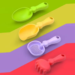 Children's Beach Toy Set, ATV, Sand Digging and Water Toy, Bucket, Hourglass, Shovel, Beach Sand Play Tool Toy