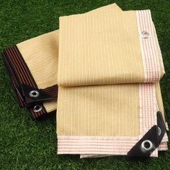 85~90% Shading Beige Virgin HDPE Sunshade Net Balcony Screen Outdoor Anti-UV Sunscreen Fabric Camping Sun Shade Net