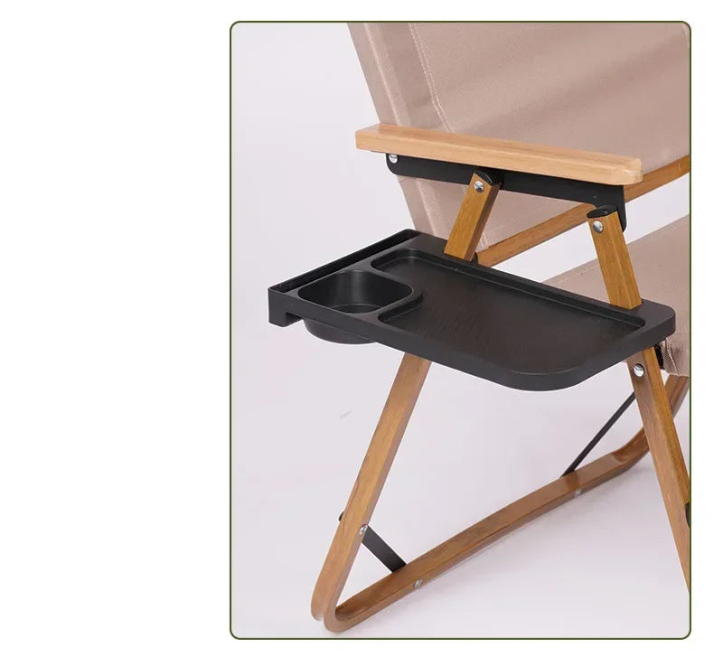 Outdoor Camping Chair Side Storage Tray Recliner Chair Tray Camping reunion Accessories Folding Universal Cup Holder Tool